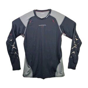 Eddie Bauer Vapor X Hockey Shirt Men’s Long Sleeve Gray Sportswear Size L